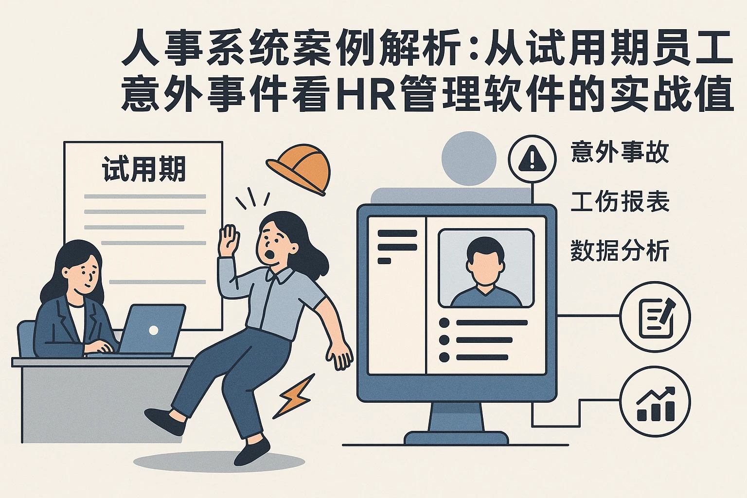 人事系统案例解析：从试用期员工意外事件看HR管理软件的实战价值