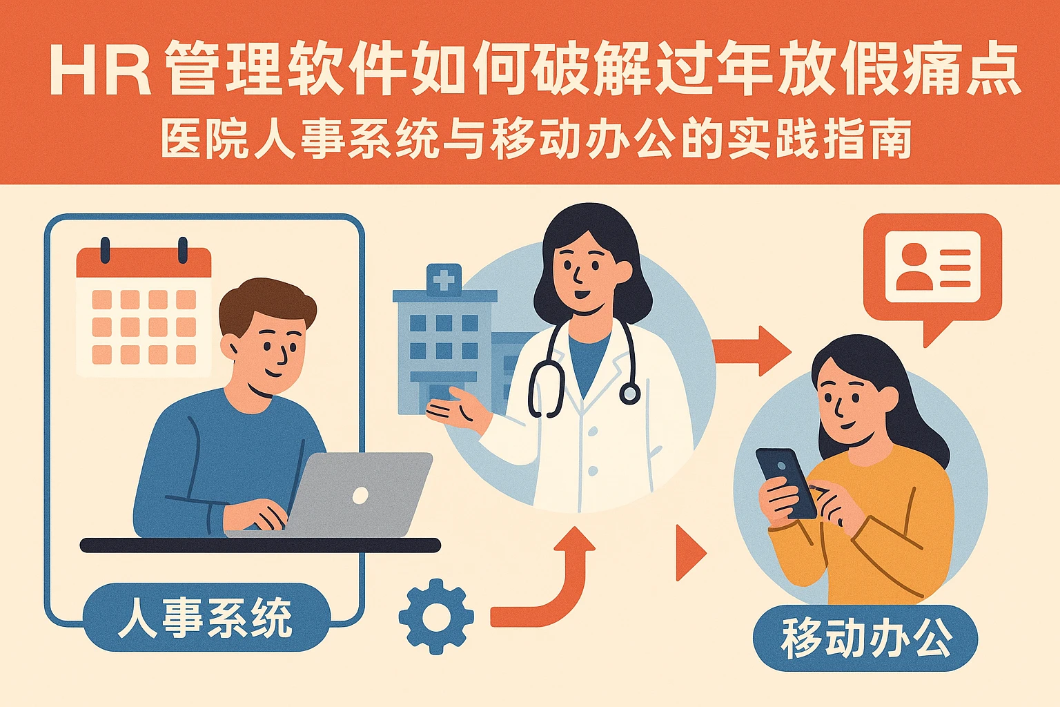HR管理软件如何破解过年放假痛点？医院人事系统与移动办公的实践指南
