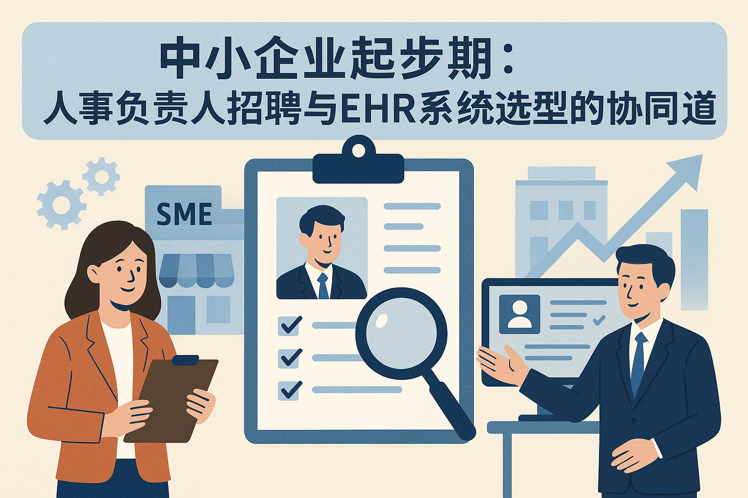 中小企业起步期：人事负责人招聘与EHR系统选型的协同之道