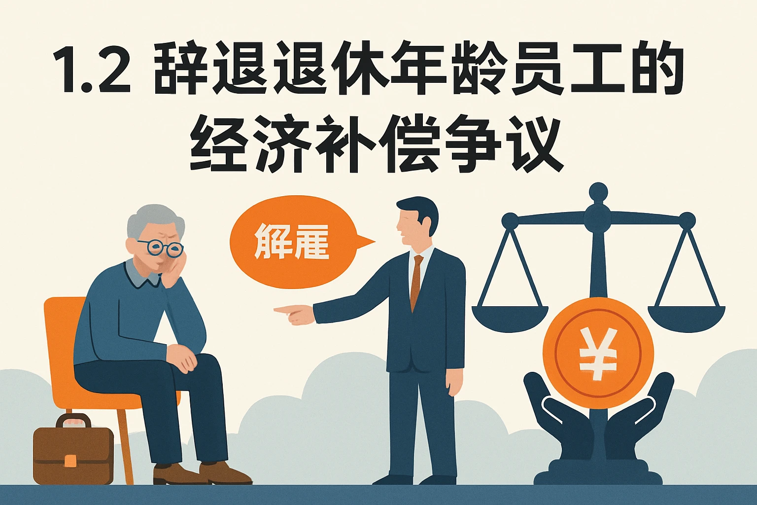 1.2 辞退退休年龄员工的经济补偿争议