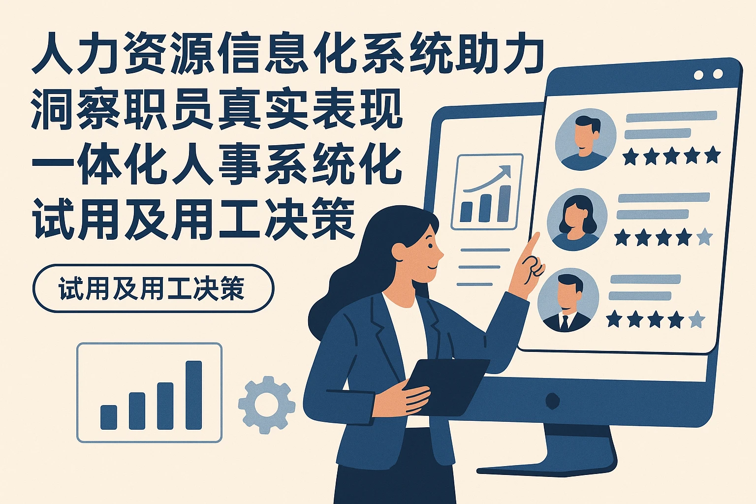 人力资源信息化系统助力洞察职员真实表现，一体化人事系统优化试用及用工决策