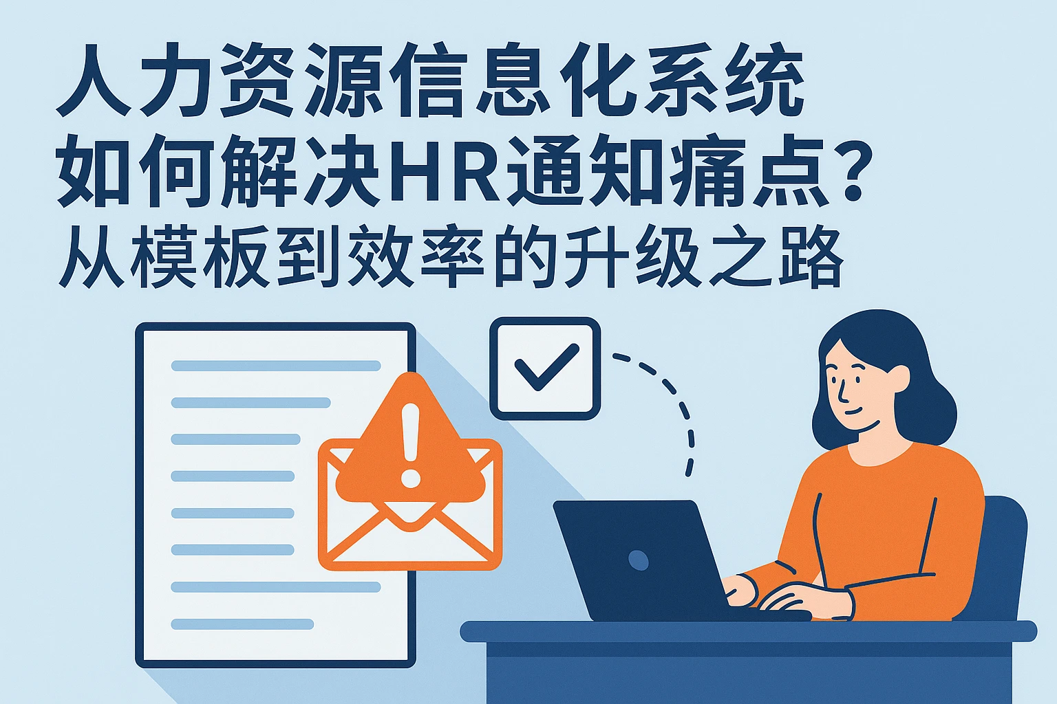 人力资源信息化系统如何解决HR通知痛点？从模板到效率的升级之路