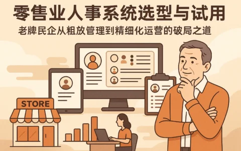 零售业人事系统选型与试用：老牌民企从粗放管理到精细化运营的破局之道