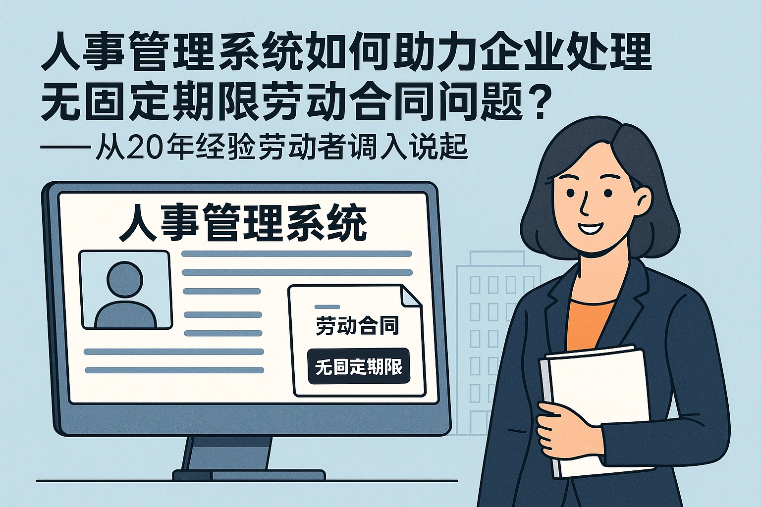 人事管理系统如何助力企业处理无固定期限劳动合同问题？——从20年经验劳动者调入说起