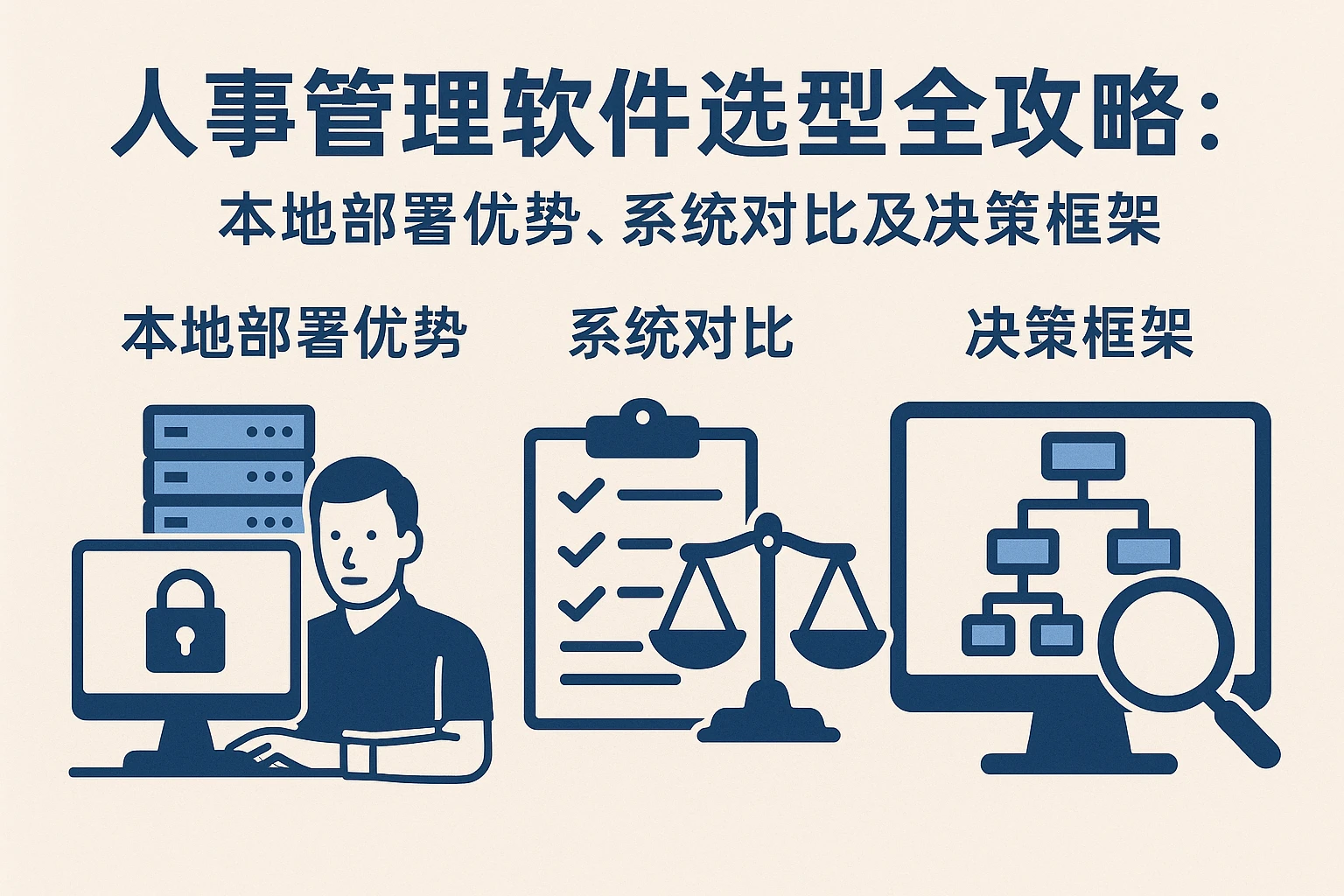 人事管理软件选型全攻略：本地部署优势、系统对比及决策框架