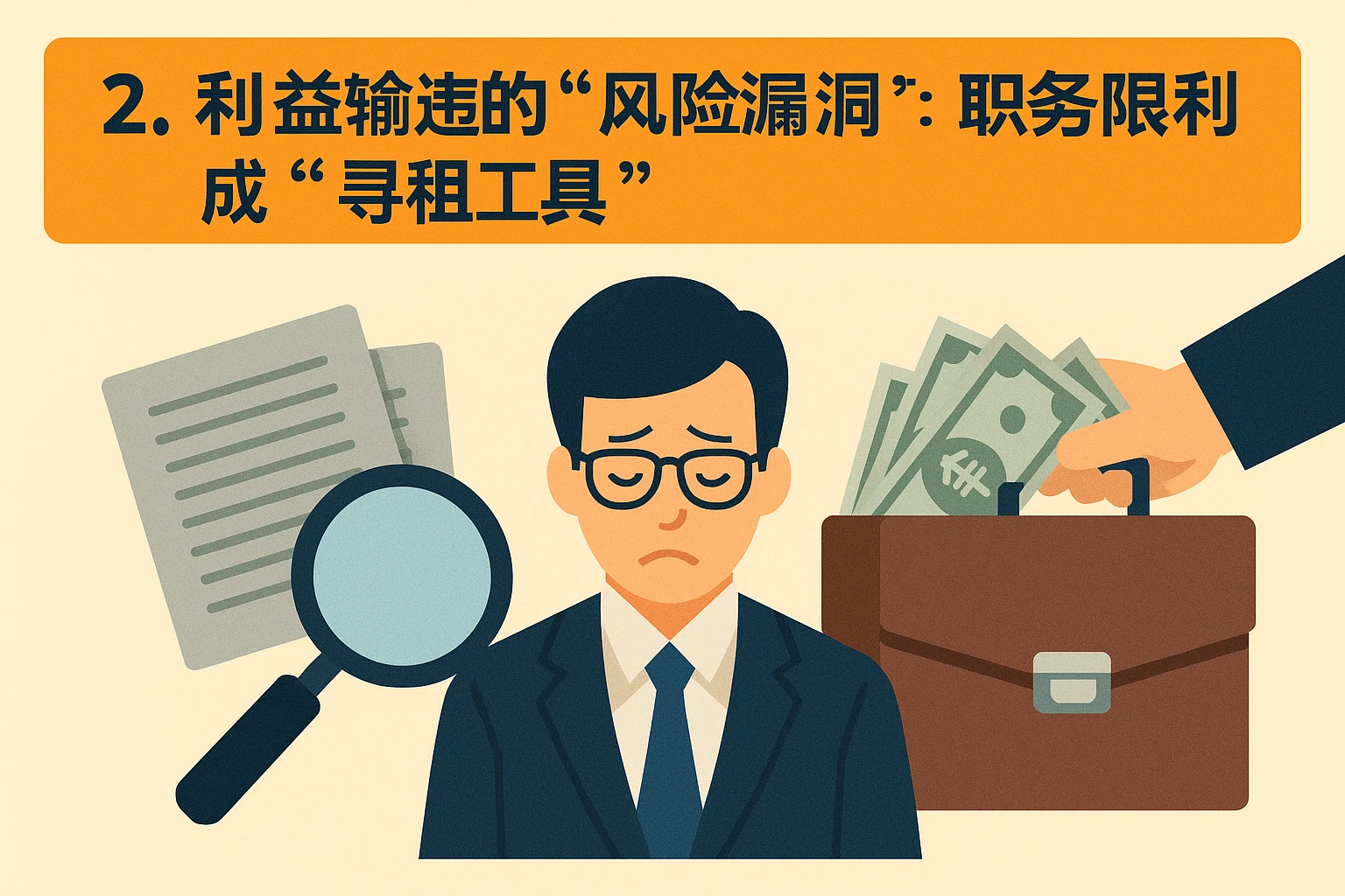 2. 利益输送的“风险漏洞”：职务便利成“寻租工具”