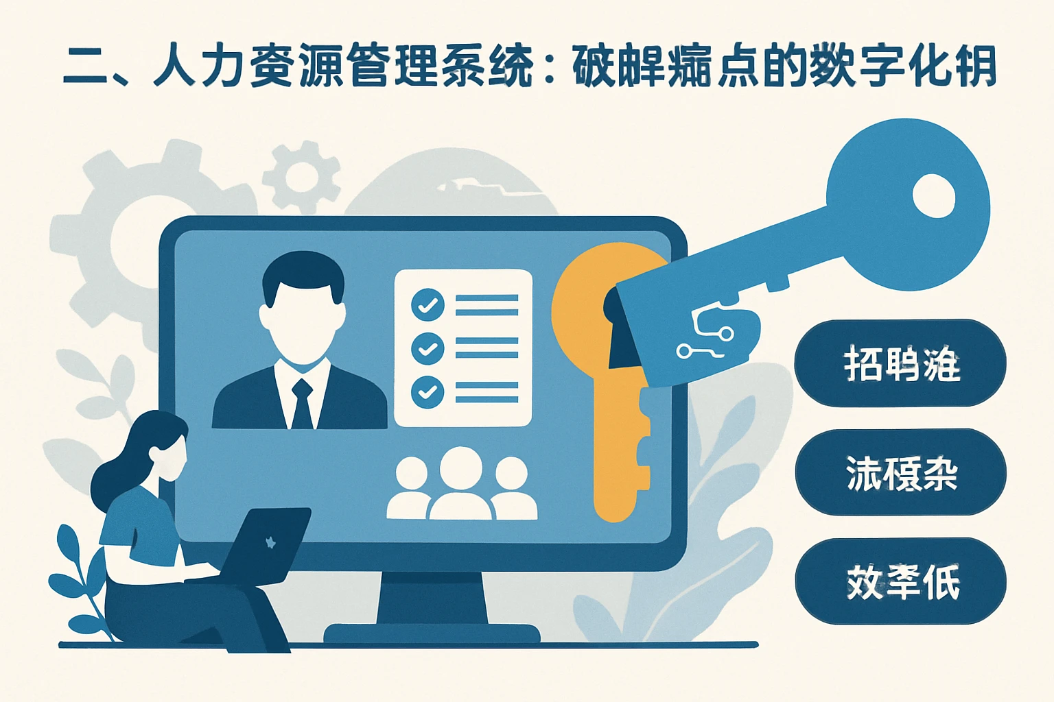 二、人力资源管理系统：破解痛点的数字化钥匙