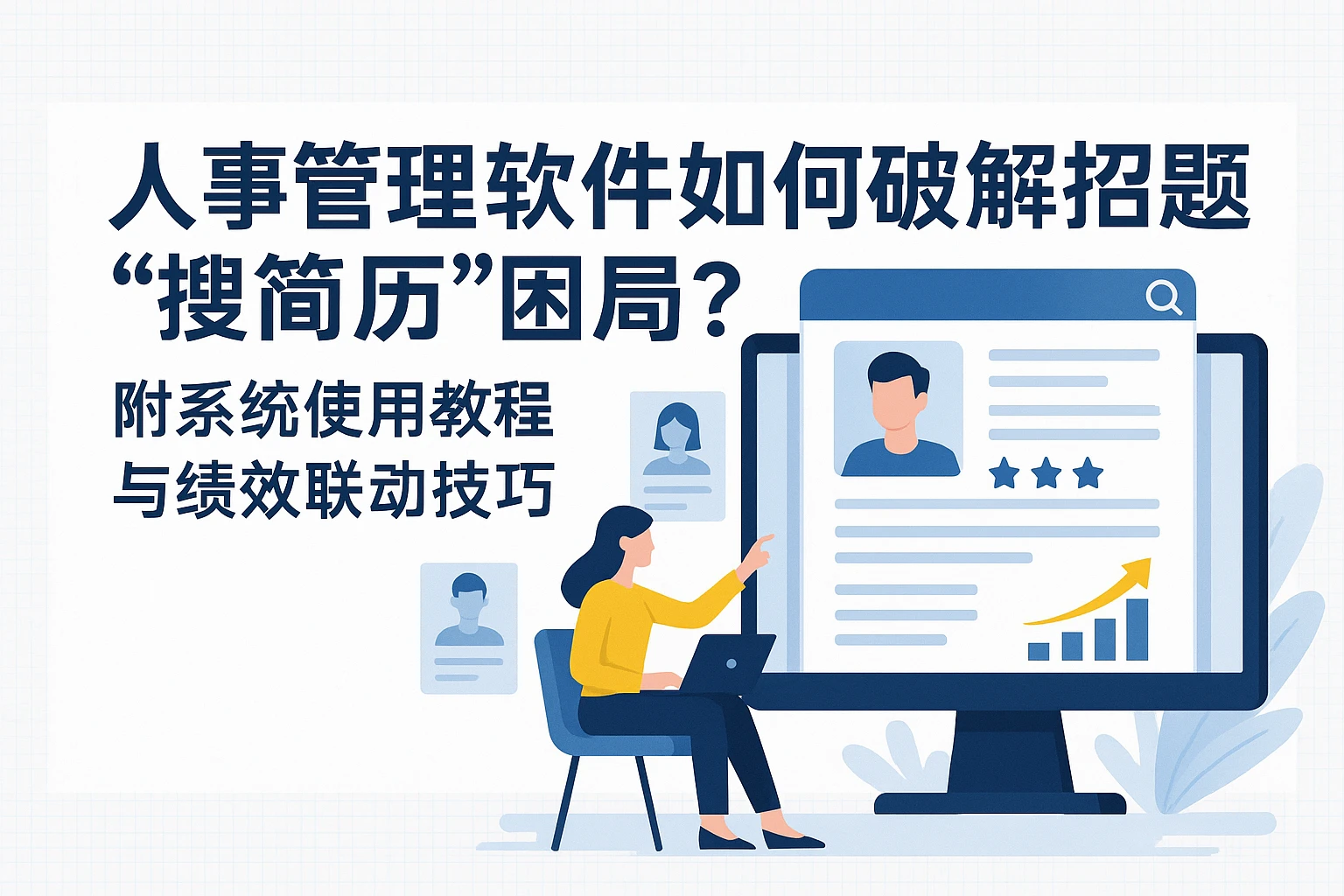 人事管理软件如何破解招聘“搜简历”困局？附系统使用教程与绩效联动技巧
