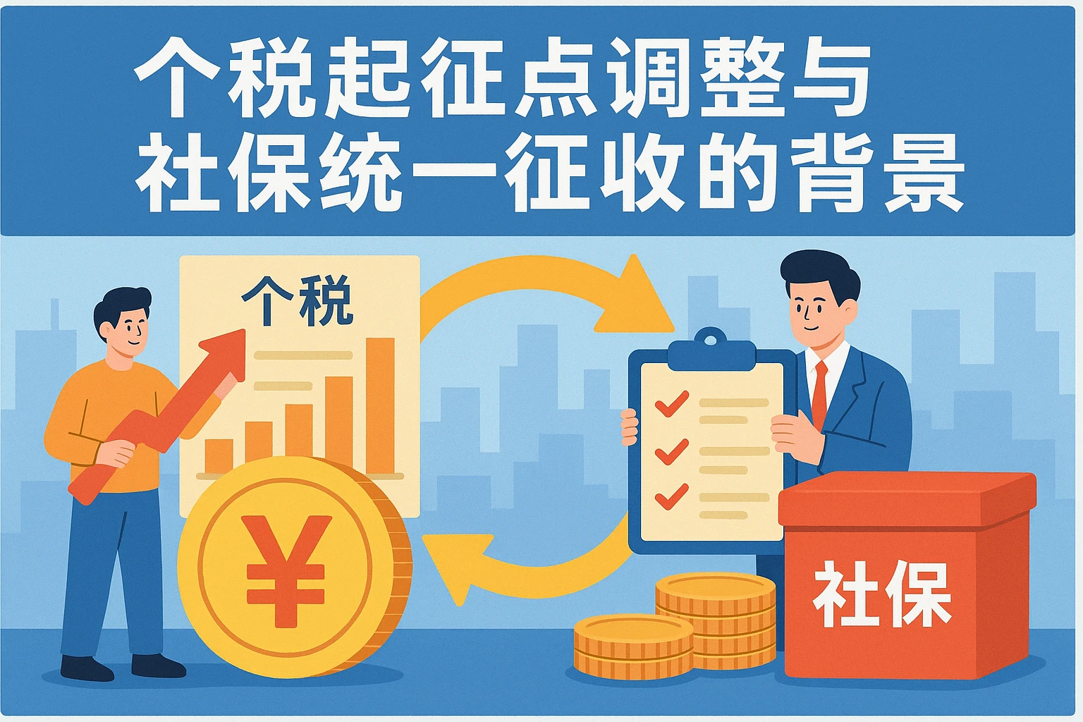 个税起征点调整与社保统一征收的背景