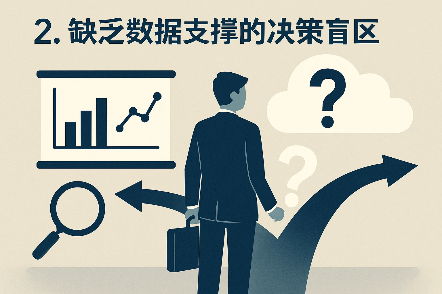 2. 缺乏数据支撑的决策盲区