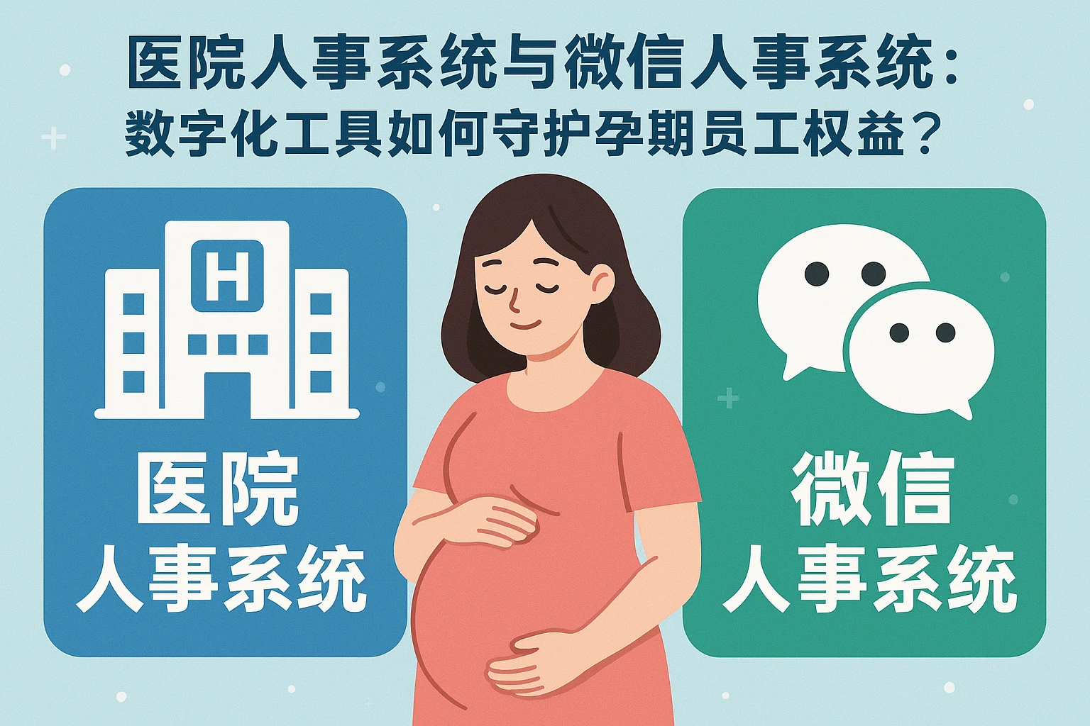 医院人事系统与微信人事系统：数字化工具如何守护孕期员工权益？