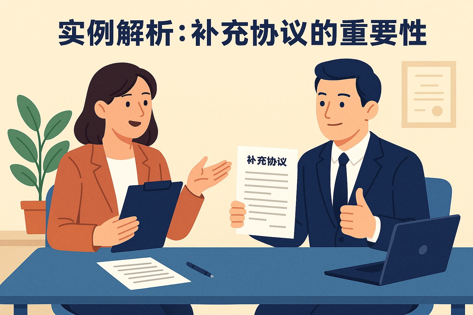 实例解析：补充协议的重要性