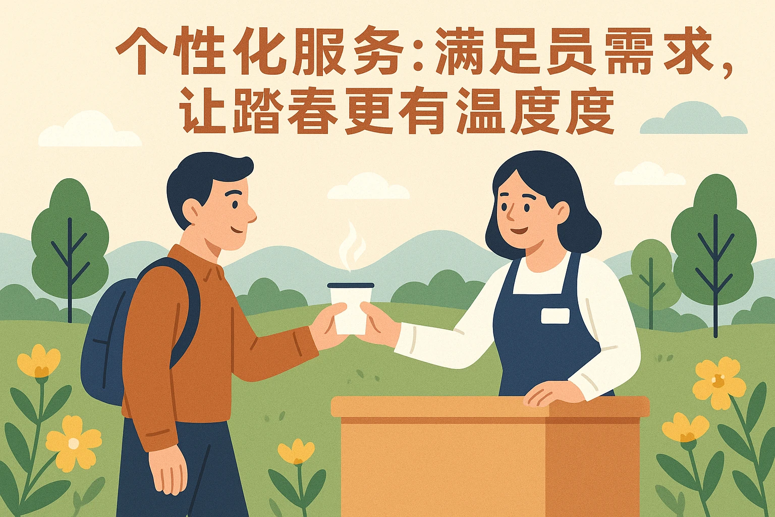 2. 个性化服务：满足员工需求，让踏春更有温度