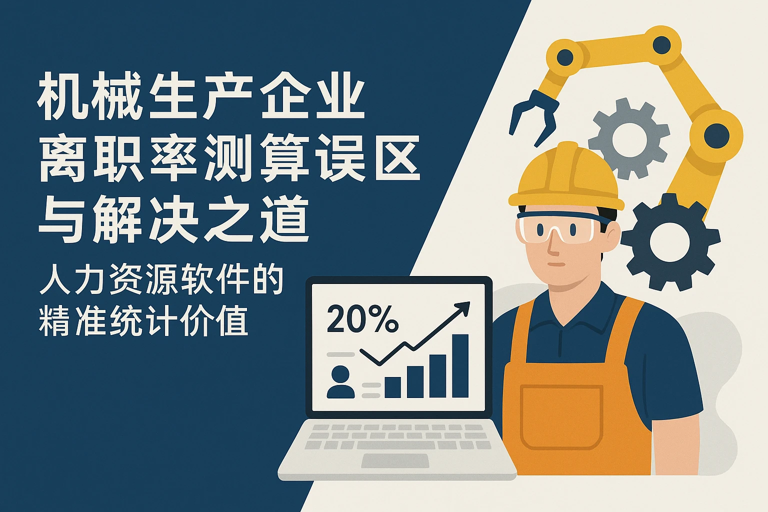 机械生产企业离职率测算误区与解决之道：人力资源软件的精准统计价值