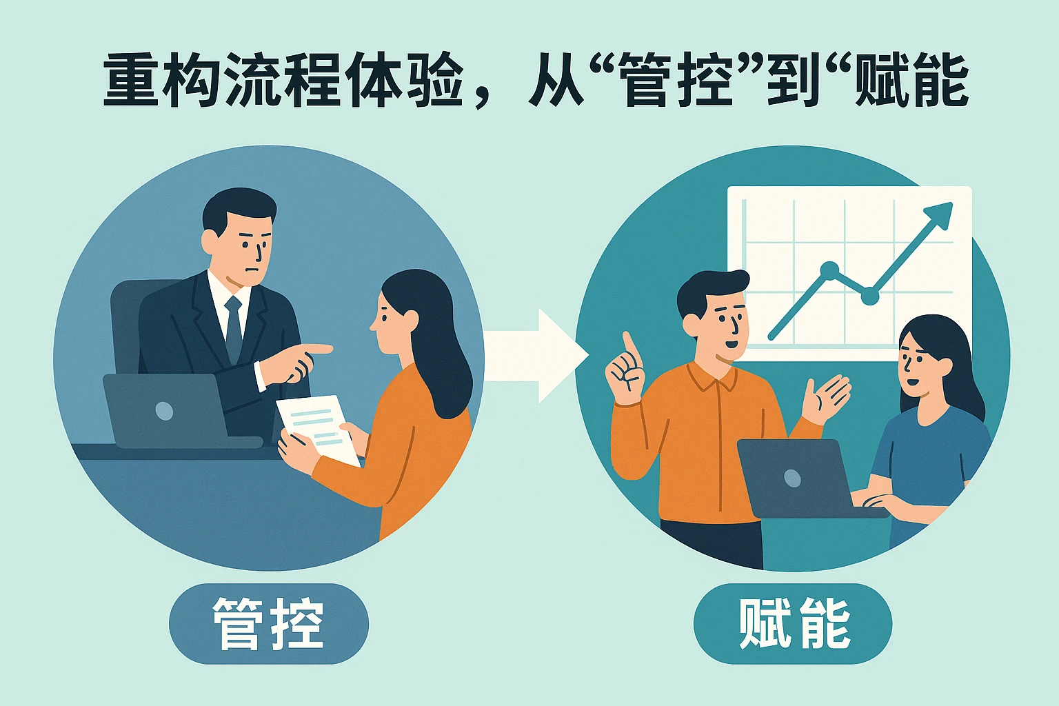 2. 重构流程体验，从“管控”到“赋能”