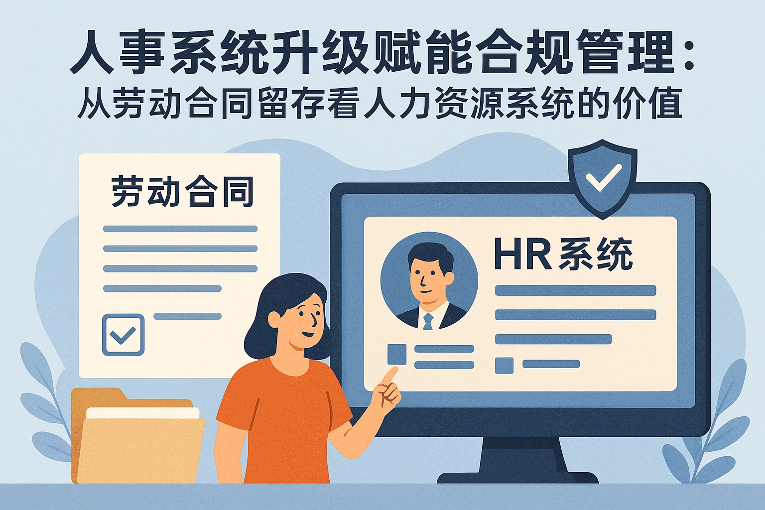 人事系统升级赋能合规管理：从劳动合同留存看人力资源系统的价值