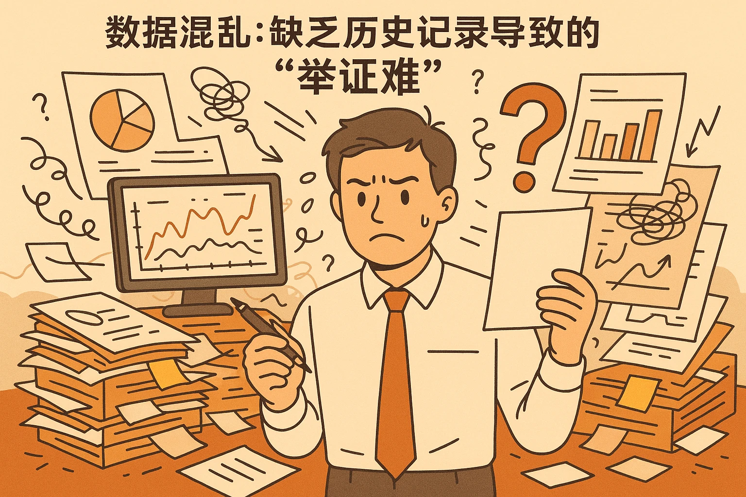 2. 数据混乱：缺乏历史记录导致的“举证难”