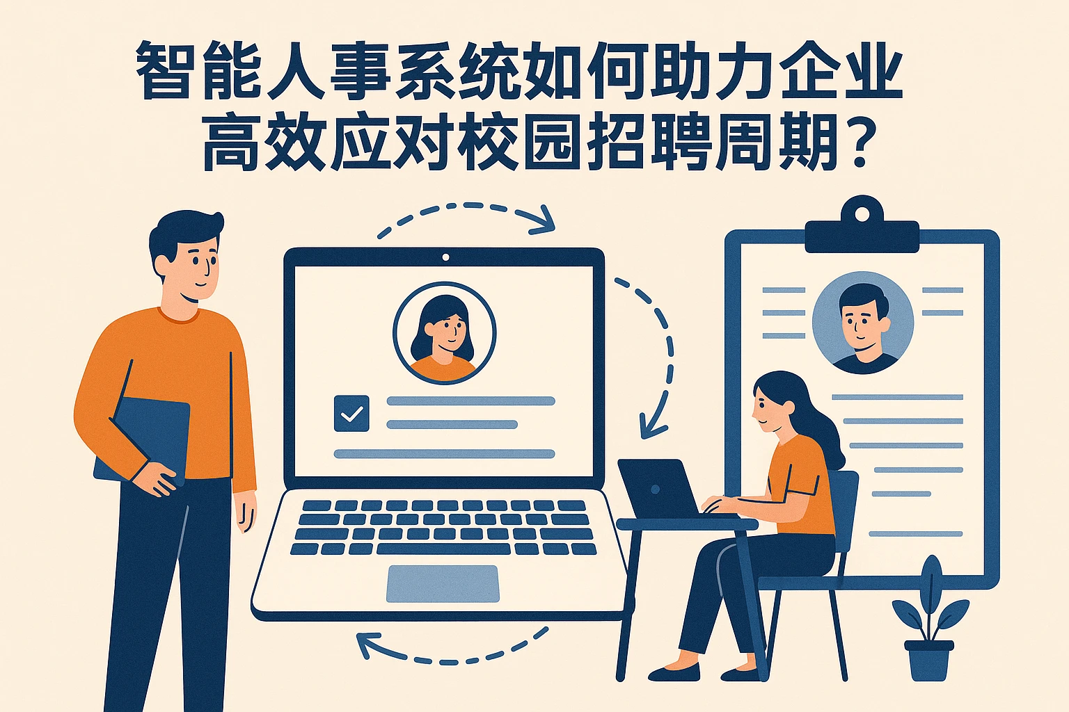 智能人事系统如何助力企业高效应对校园招聘周期？
