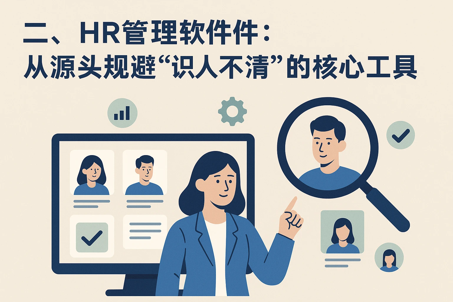 二、HR管理软件：从源头规避“识人不清”的核心工具