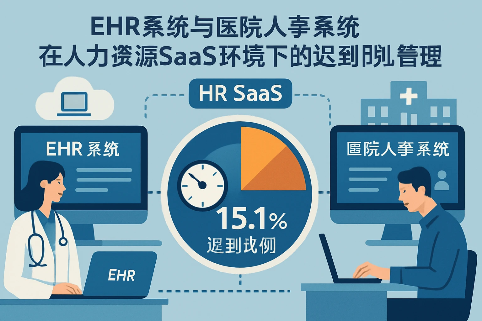 EHR系统与医院人事系统在人力资源SaaS环境下的迟到比例智能管理