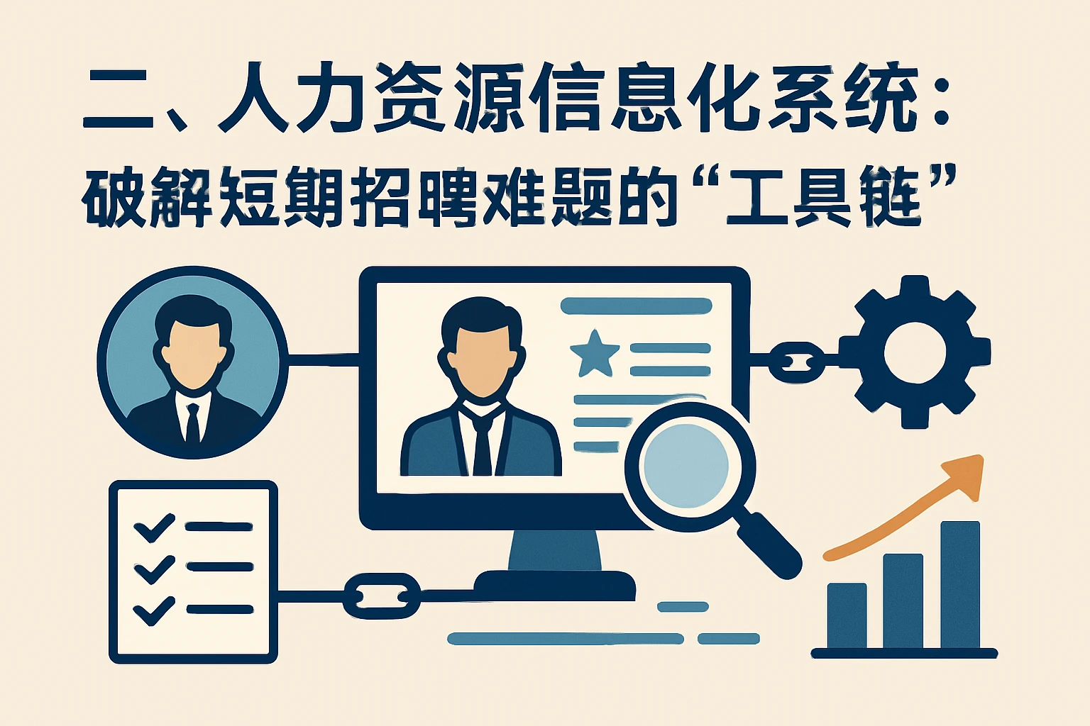 二、人力资源信息化系统：破解短期招聘难题的“工具链”