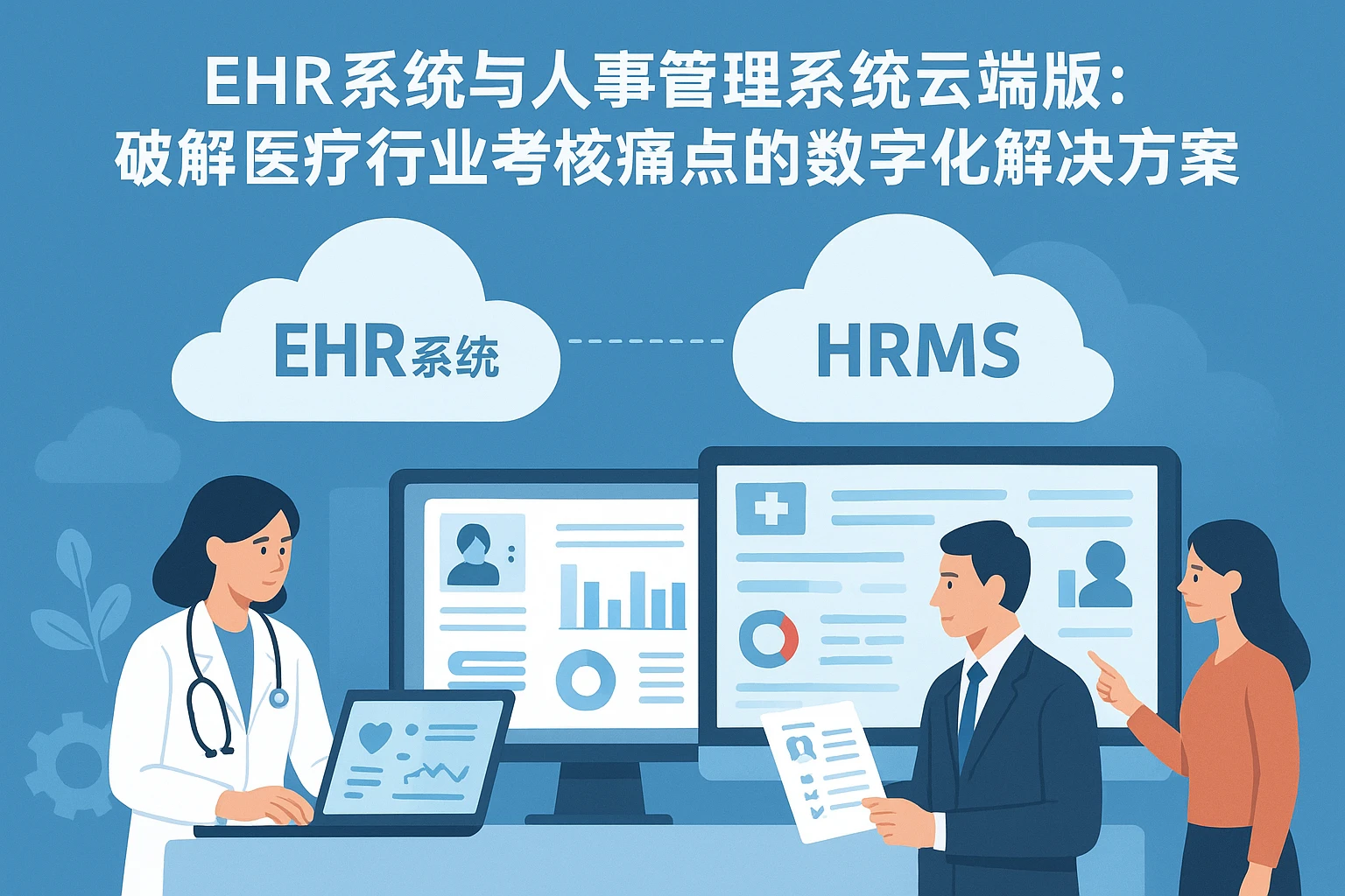 EHR系统与人事管理系统云端版：破解医疗行业考核痛点的数字化解决方案