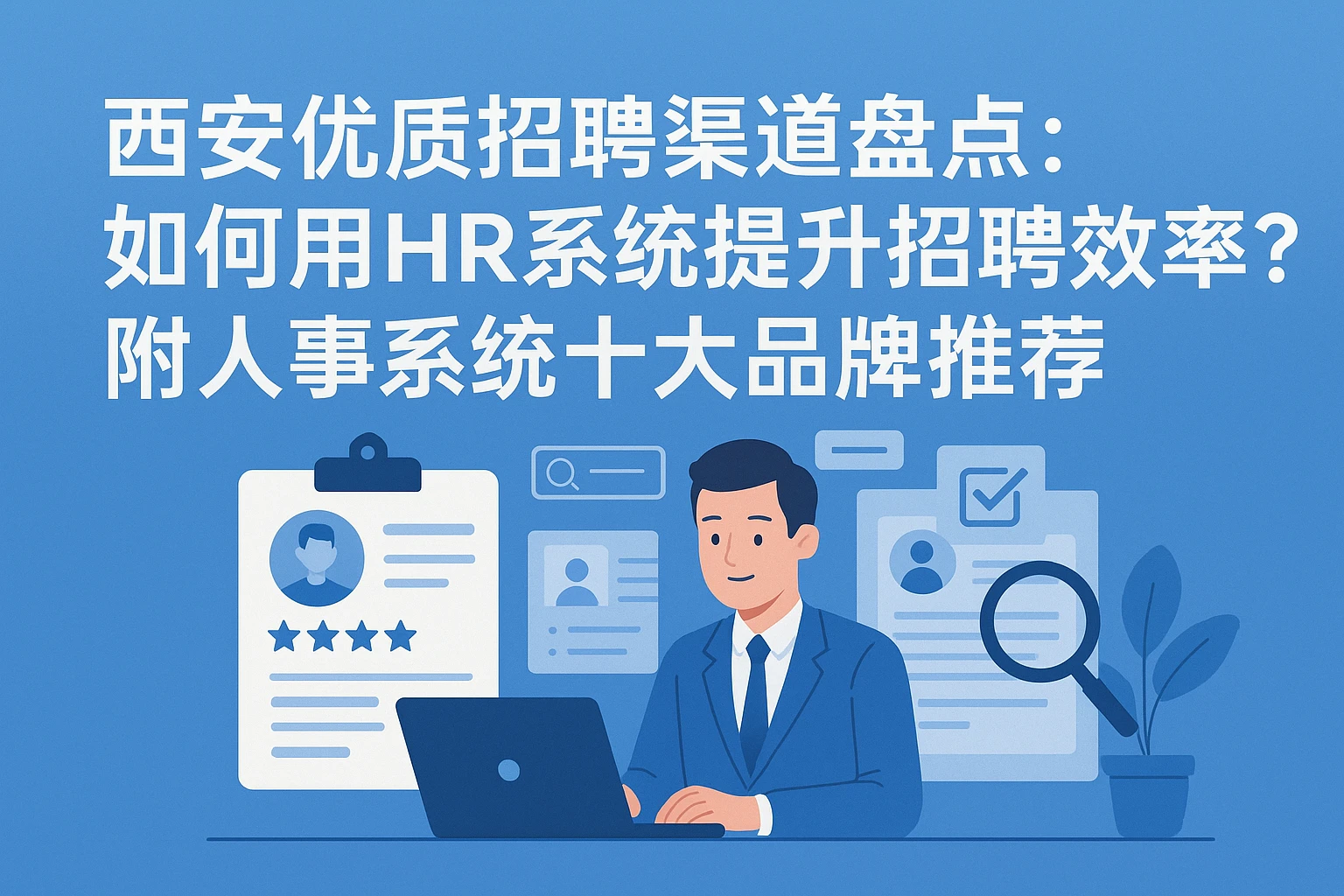 西安优质招聘渠道盘点：如何用HR系统提升招聘效率？附人事系统十大品牌推荐