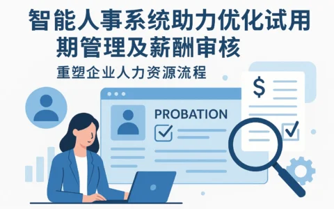 智能人事系统助力优化试用期管理及薪酬审核——重塑企业人力资源流程