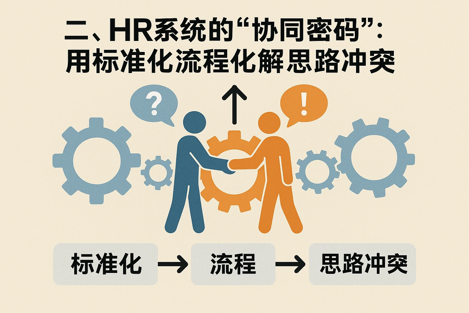 二、HR系统的“协同密码”：用标准化流程化解思路冲突