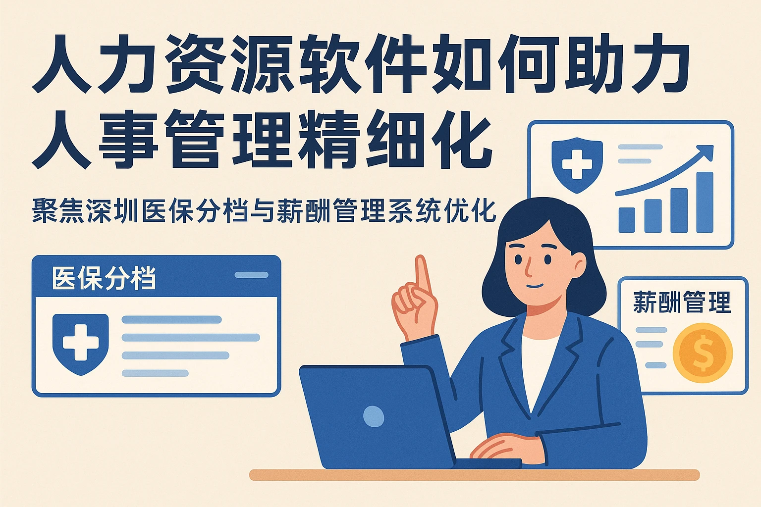 人力资源软件如何助力人事管理精细化——聚焦深圳医保分档与薪酬管理系统优化
