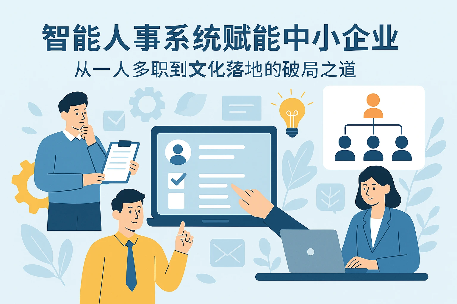 智能人事系统赋能中小企业：从一人多职到文化落地的破局之道