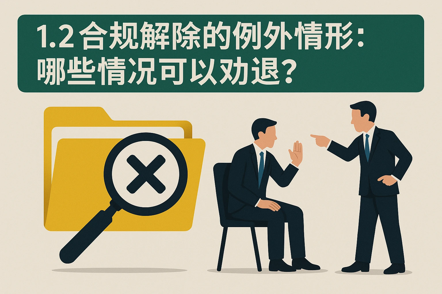 1.2 合规解除的例外情形：哪些情况可以劝退？