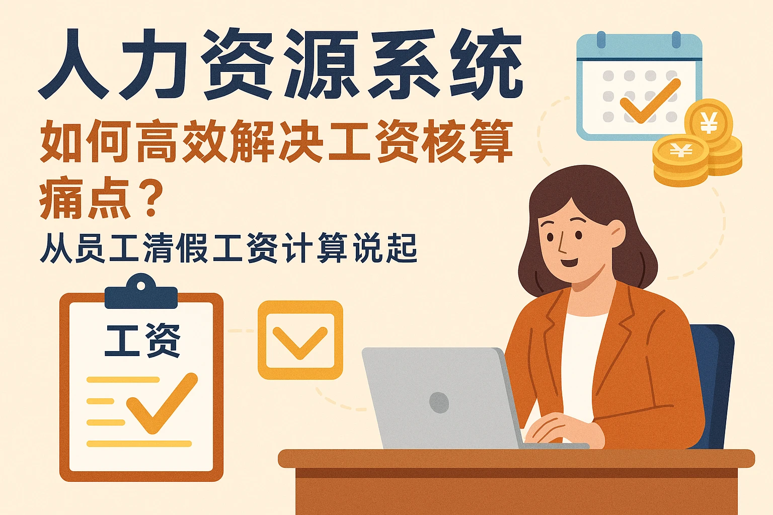 人力资源系统如何高效解决工资核算痛点?从员工请假工资计算说起