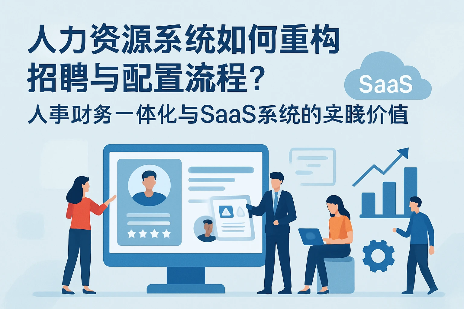 人力资源系统如何重构招聘与配置流程？人事财务一体化与SaaS系统的实践价值