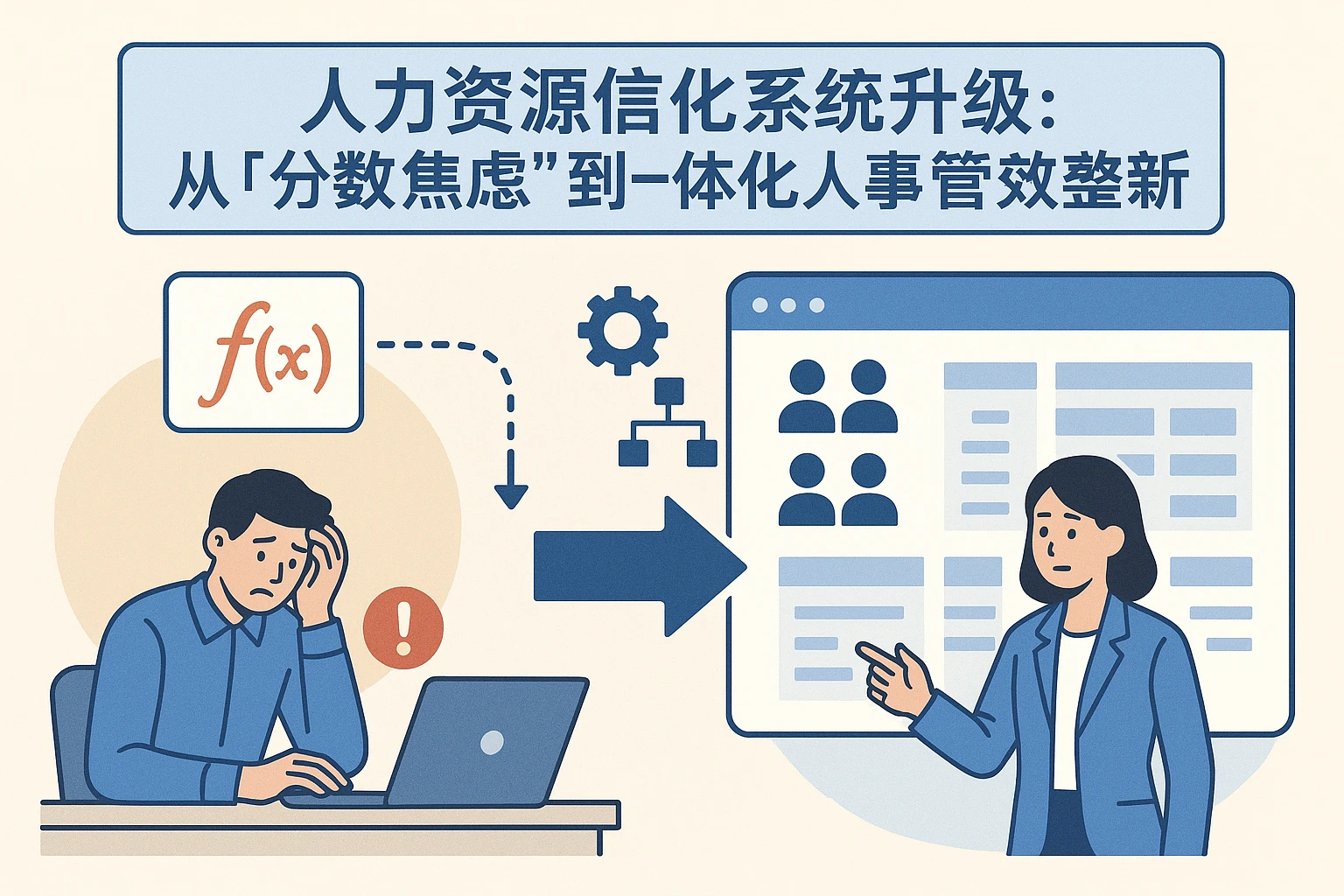 人力资源信息化系统升级：从“函数焦虑”到一体化人事管理的高效转型