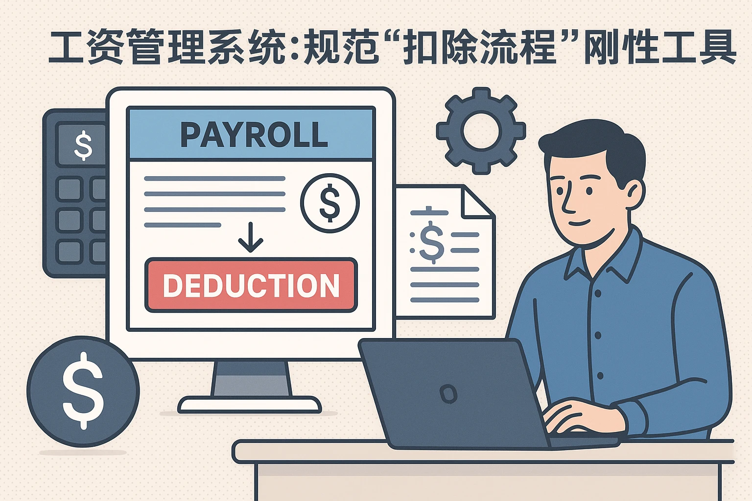 2. 工资管理系统：规范“扣除流程”的刚性工具