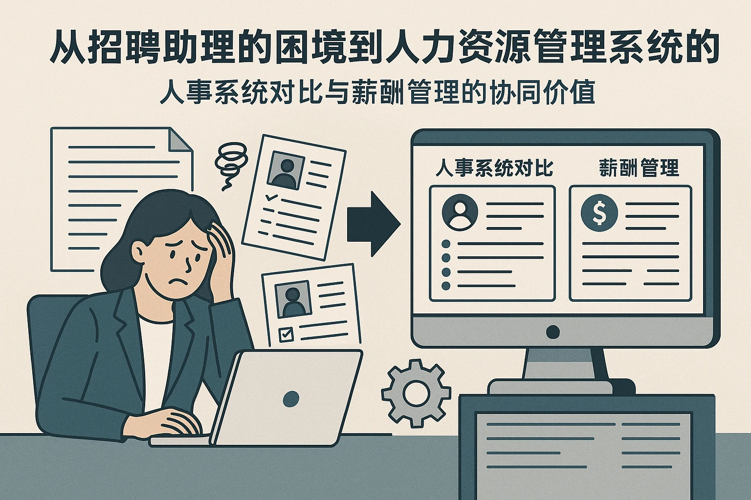从招聘助理的困境到人力资源管理系统的破局：人事系统对比与薪酬管理的协同价值
