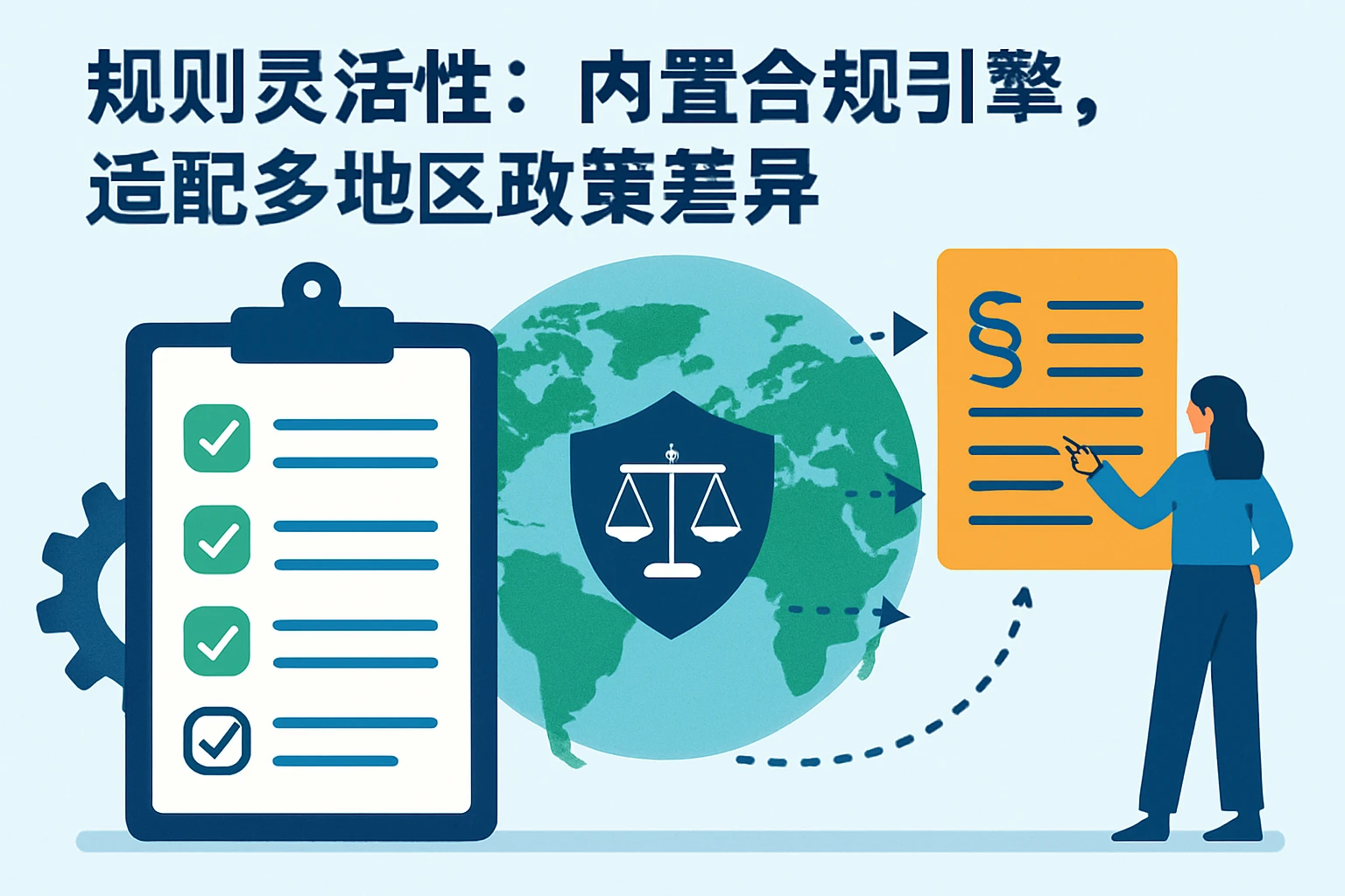 2. 规则灵活性：内置合规引擎，适配多地区政策差异