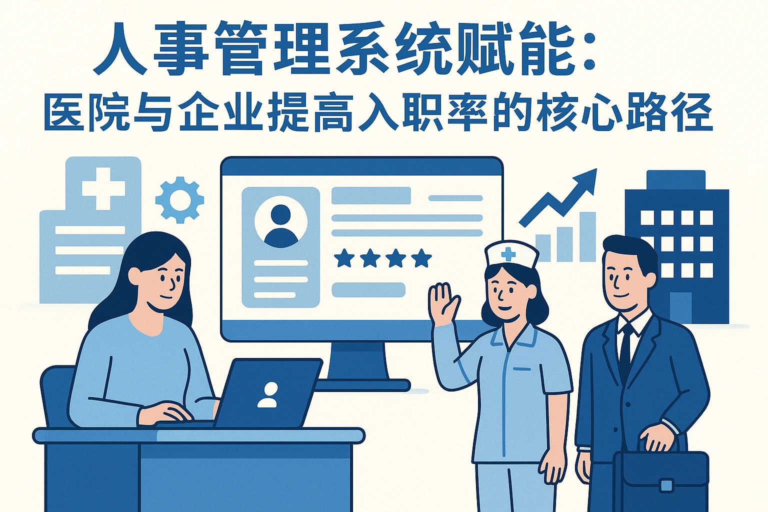 人事管理系统赋能：医院与企业提高入职率的核心路径