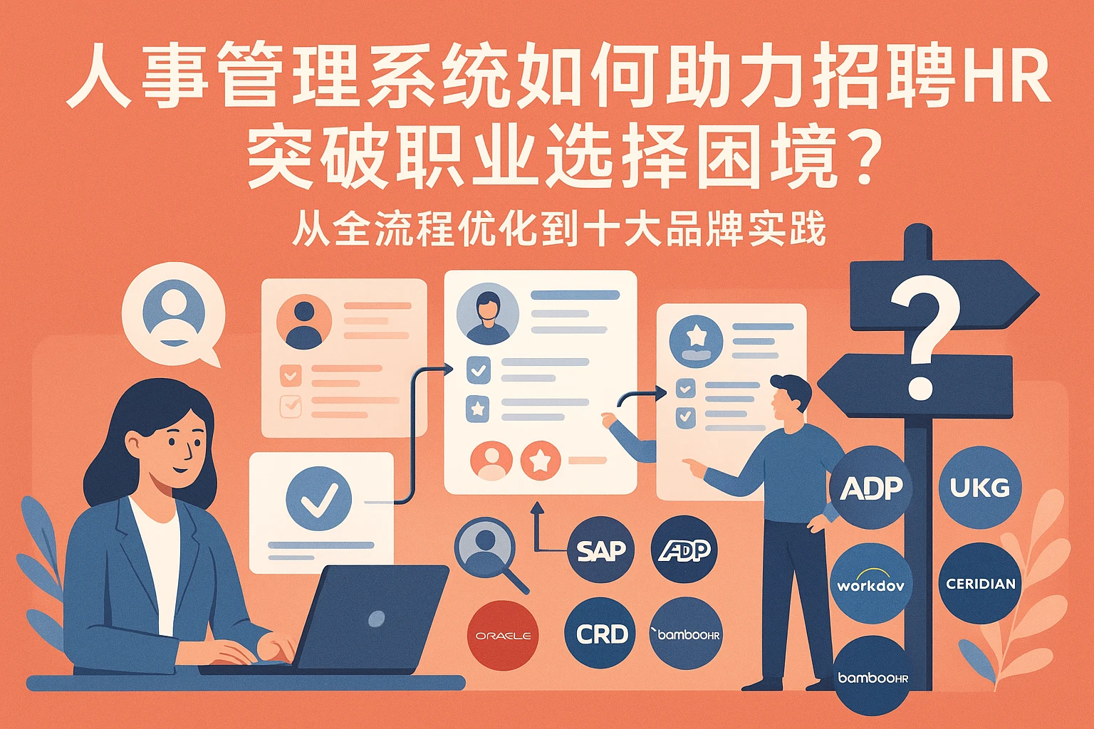 人事管理系统如何助力招聘HR突破职业选择困境？——从全流程优化到十大品牌实践