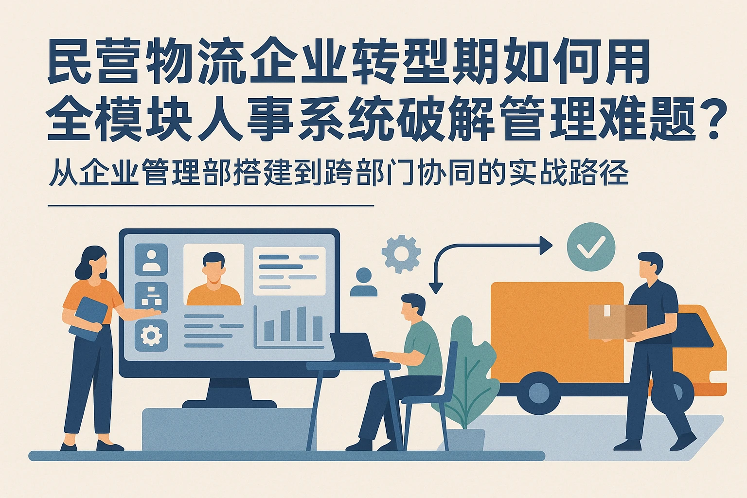 民营物流企业转型期如何用全模块人事系统破解管理难题？——从企业管理部搭建到跨部门协同的实战路径