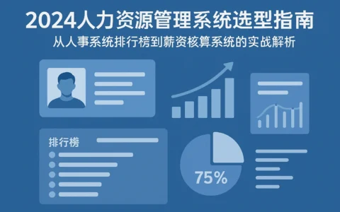 2024人力资源管理系统选型指南：从人事系统排行榜到薪资核算系统的实战解析