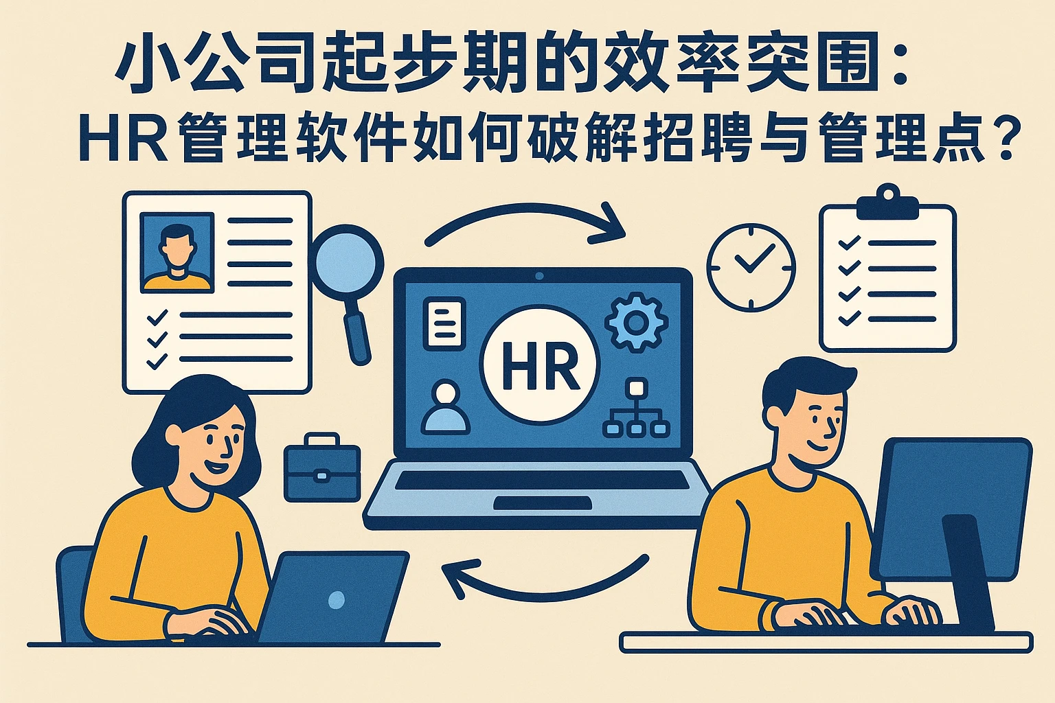 小公司起步期的效率突围：HR管理软件如何破解招聘与管理痛点？