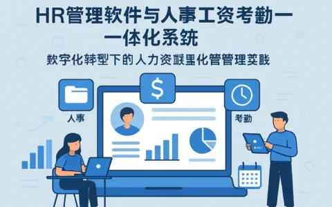 HR管理软件与人事工资考勤一体化系统：数字化转型下的人力资源量化管理实践