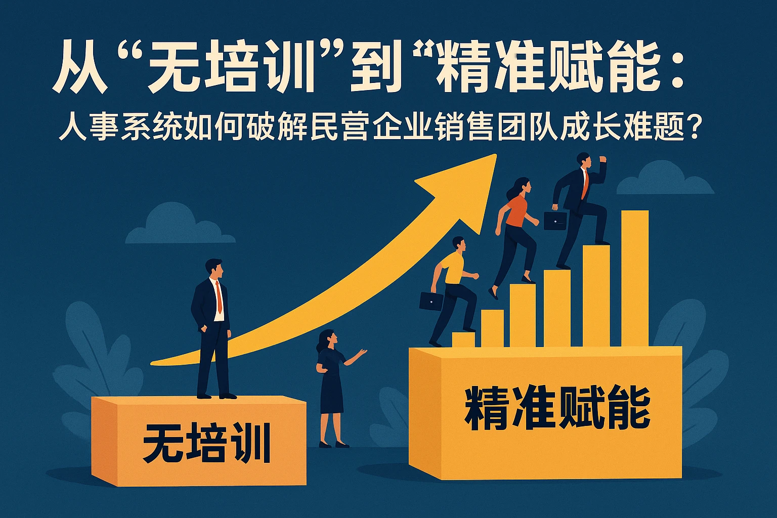 从“无培训”到“精准赋能”：人事系统如何破解民营企业销售团队成长难题？