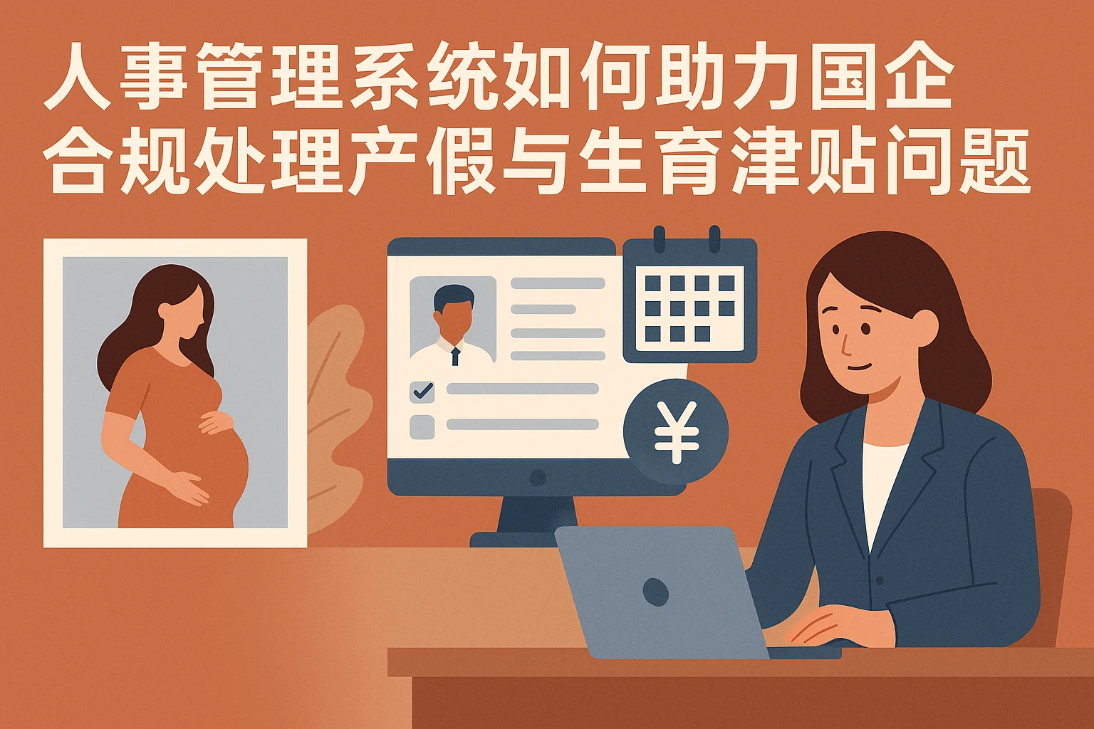人事管理系统如何助力国企合规处理产假与生育津贴问题