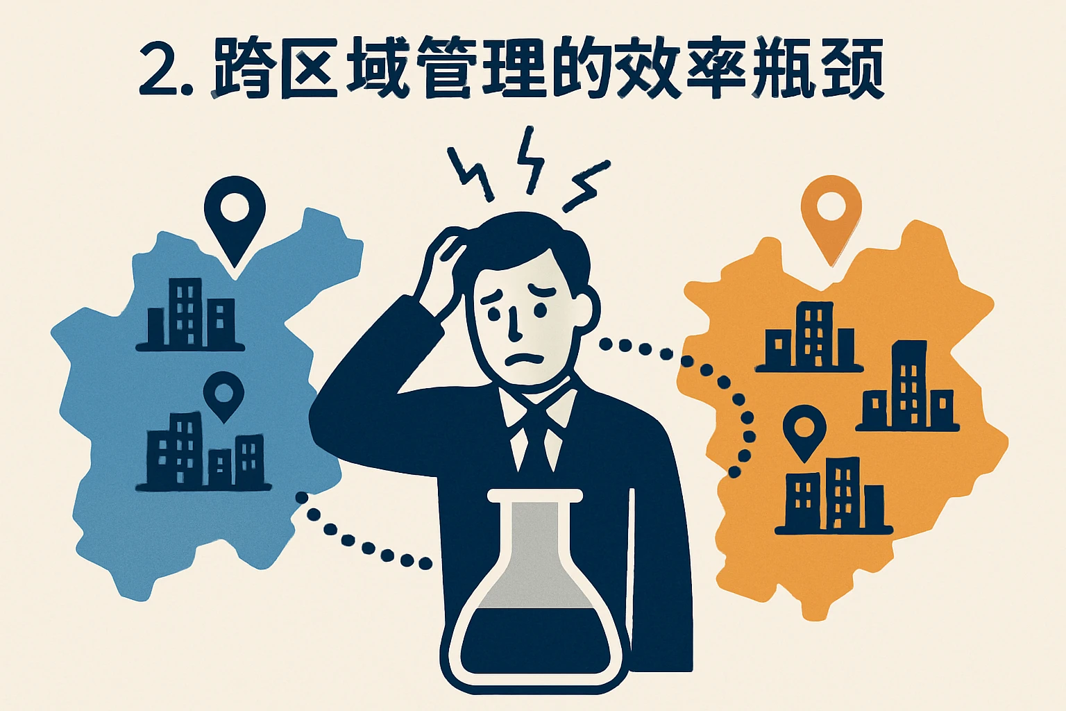 2. 跨区域管理的效率瓶颈