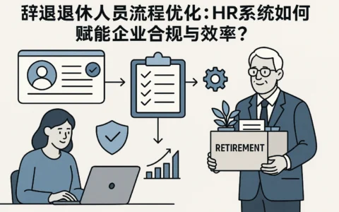辞退退休人员流程优化：HR系统如何赋能企业合规与效率？