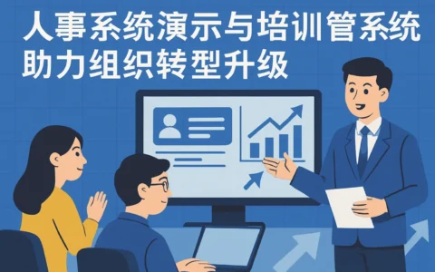 人事系统演示与培训管理系统助力组织转型升级