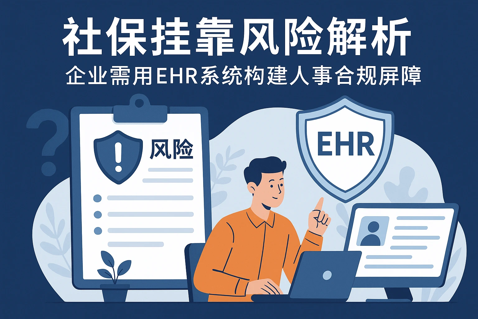 社保挂靠风险解析：企业需用EHR系统构建人事合规屏障